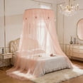 thumbnail image 4 of weibbin Princess Style Dome Mosquito Net High Density Mesh Foldable Ceiling Mounted Canopy, 4 of 6