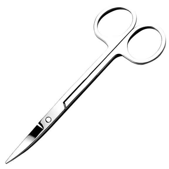 FACEGA Cosmetic Scissors Beauty Tools Small Scissors,Safe Round Nose Hair Scissors,Curved Pointed Eyebrow Trimming Scissors