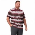 thumbnail image 7 of Trgacdwlo XL-8XL Striped Polo Shirts for Men Big and Tall Short Sleeve Mens Workout Shirts Sun Protection Mens Golf Shirt, 7 of 7