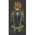 thumbnail image 2 of Boy's The Nightmare Before Christmas Long Live the Pumpkin King  Graphic Tee Charcoal Heather X Large, 2 of 5