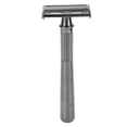 thumbnail image 2 of Estante de soporte para maquinilla de afeitar de seguridad de doble filo para hombre Ticfox soporte ergonómico de aleación de Aluminio, 2 of 14