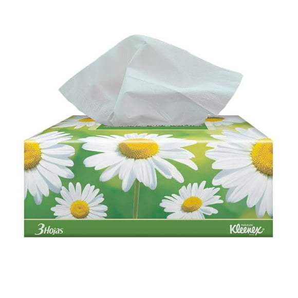 Pañuelos Kleenex manzanilla 100 hojas triples