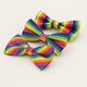 thumbnail image 1 of 3 Piezas Pajarita Arco Iris Corbata De Payaso Colorida Pajarita Preatada A Rayas Hombres Adultos Carnaval Disfraz De Mascarada Accesorios para Fiestas De Boda Suministros Modelo Mixto, 1 of 4
