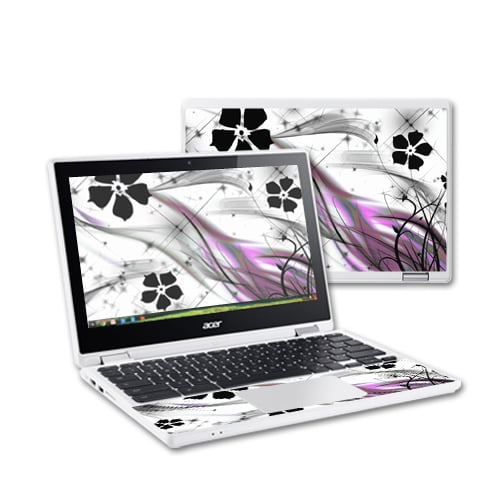 Download Skin Decal Wrap for Acer Chromebook R11 Blue Flowers ...
