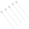 thumbnail image 1 of 6Pcs Heart Crystal Ballpoint Pen Twist Action Ballpoint Pen Smooth to Write, 1 of 8