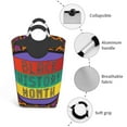 thumbnail image 4 of DouZhe 50L Rectangular Laundry Basket, Black History Month Banner Prints Waterproof Foldable Laundry Hamper with Aluminum Handles, 4 of 6