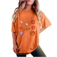 thumbnail image 2 of Njoeus Graphic Tees for Women Custom T Shirts Women's T Shirts Short Sleeve Tees Funny Fruit Graphic Tee Shirts Loose Summer Tops Cute Tops S-Xxl Plus Size Summer Outfits On Clearance, 2 of 7