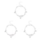 thumbnail image 2 of Jumpingount Tobillera para niñas, exquisito estilo Simple, cadena de tobillo, decoración de pies, accesorio creativo de moda, cadenas para pies para Type2 NO2 Jumpingount CBP200244, 2 of 6