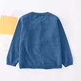 thumbnail image 4 of Navy Cardigan for Girls 7-8, Kids School Uniforms Long Sleeve Button Down Knit Cardigans Sweater Tops, 4 of 7