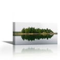 thumbnail image 1 of Last Harbour - Contemporary Fine Art Giclee on Canvas Gallery Wrap - wall décor - Art painting - 27 x 15 Inch - Ready to Hang, 1 of 2