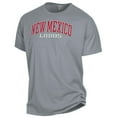 thumbnail image 2 of Men's ComfortWash Gray New Mexico Lobos Garment Dyed T-Shirt, 2 of 3