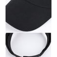thumbnail image 3 of Gorras de tenis Sunnimix visera deportiva para el sol sombrero de tenis negro protector solar gorras de tenis para hombres mujeres, 3 of 8