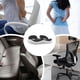 thumbnail image 4 of Comfort Memory Foam Seat Cushion - Orthopedic Support for Pain Relief & Posture Correction, Perfect for Home Office Car, 4 of 5