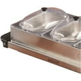 thumbnail image 3 of Brentwood 180-Watt 4.5-Qt. 3-Pan Buffet Server and Warming Tray, Silver, 3 of 6
