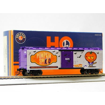 LIONEL HO SCALE HALLOWEEN PUMPKIN SPICED REEFER #3124 TRAIN CAR 2454350