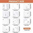 thumbnail image 4 of 11PCS Acrylic Sewing Template, DIY Quilting Transparent Ruler Sewing Accessories for Domestic Machine for for Clothing and Cloth Craft for Quilting Projects, 4 of 10