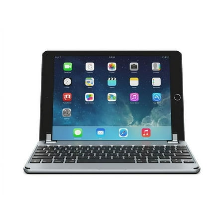 Brydge - Wireless Keyboard for Apple® iPad 9.7" (5th Gen), iPad 9.7" (6th Gen), iPad Pro 9.7", iPad Air 1 and Air 2 - Space Gray