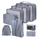thumbnail image 5 of DEKAXID - Juego de 8 bolsas organizadoras para viajes, accesorios, equipaje, maletas, neceser impermeable, almacenamiento de ropa, 5 of 6