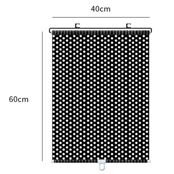 Universal Roller Blinds Suction Cup Sunshade Blackout Curtain Car Bedroom Office