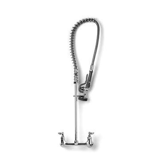 T&S Brass B-0133-01 Easyinstall Pre-Rinse Unit With Wall Bracket Add-On Faucet &