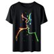 thumbnail image 4 of Camiseta holgada de manga corta con estampado de mueca retro para hombre y mujer Pompotops hfajkhk138984, 4 of 7