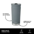 thumbnail image 5 of BUILT Torrent 20 oz Double-Wall Insulated Stainless Steel Tumbler Water Bottle, Gray, 5 of 17