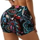 thumbnail image 1 of Fotbe Paisley Shorts Sin Costuras – Shorts Deportivos de Cintura Alta para Mujer, Elásticos para Gimnasio, Yoga, Running o Ciclismo-Large, 1 of 8