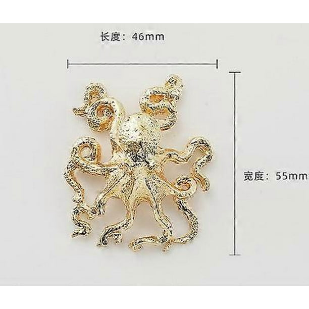 Octopus Cabinet Knobs Pulls Nautical Style Drawer Pulls Handles Beach Coastal Themed Furniture Hardware With Screw For Dresser Cupboard Closet Door Kn