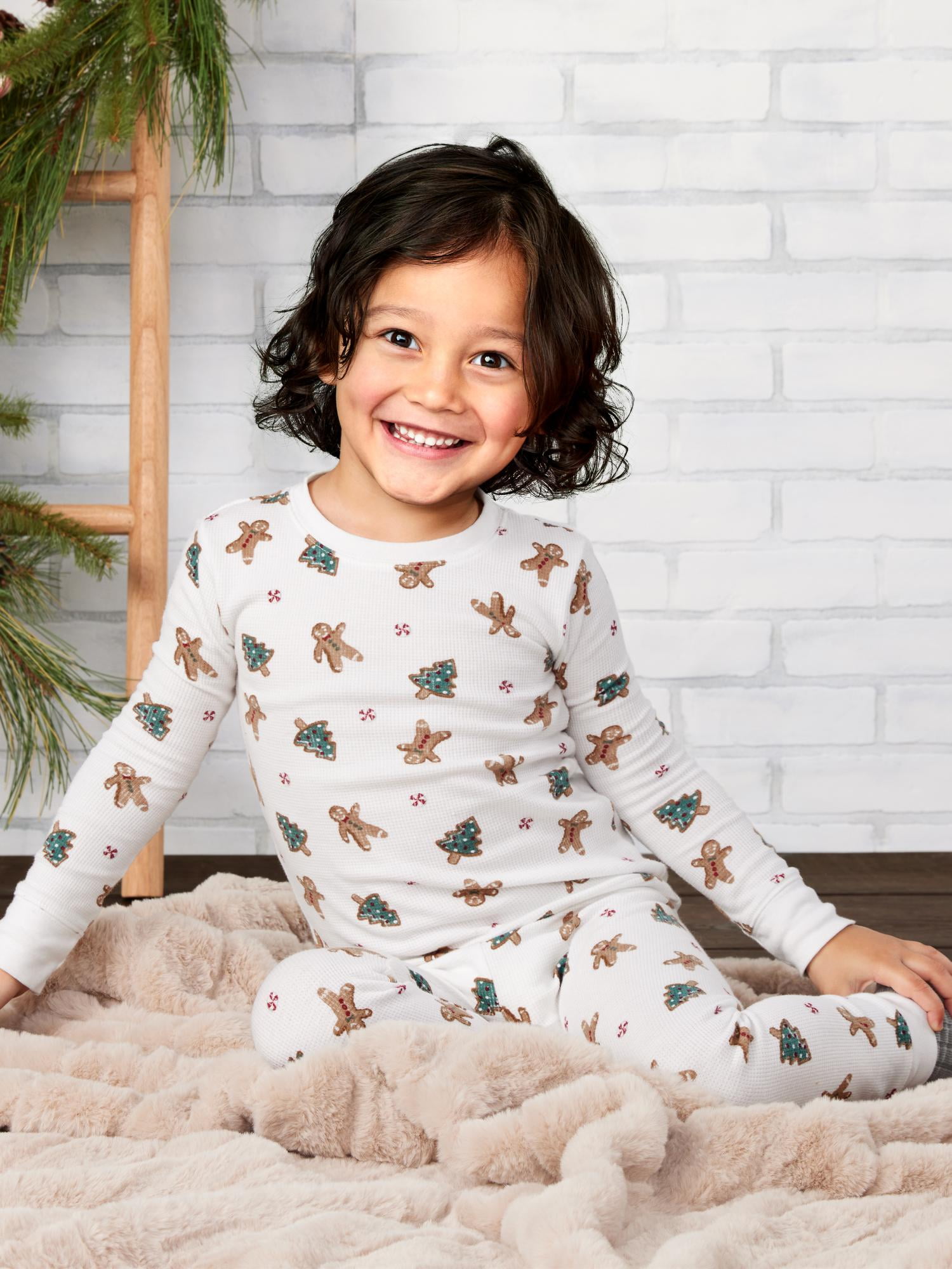 Baby Girl Child of Mine by Carters 18 Months Santa Christmas Pajamas Pj Set  NEW