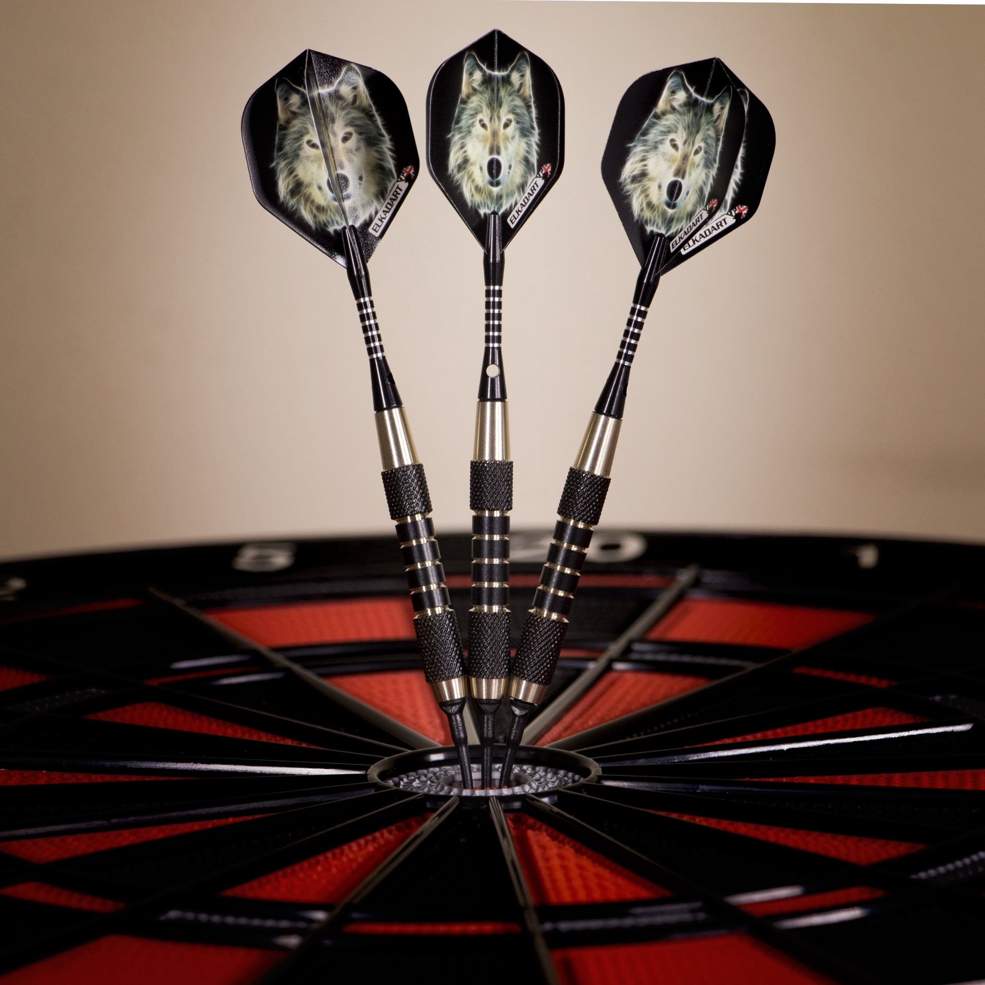 Elkadart Lone Wolf Soft Tip Dart Set, 18 Grams