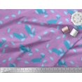 thumbnail image 3 of Soimoi Poly Georgette Fabric Fishing Hook,Fish & Whale Ocean Fabric Prints by Yard 42 Inch Wide, 3 of 3