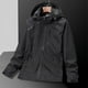 thumbnail image 1 of Chaqueta de pareja transpirable impermeable a prueba de viento de una sola capa para deportes al aire libre para hombres de ropa de asalto, 1 of 6