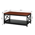 thumbnail image 7 of Pemberly Row Coffee Table in Cherry and Black Wood Finish, 7 of 7