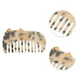 thumbnail image 2 of Unique Bargains 1 Pc Vintage Cute Cat Hair Comb Light Brown Acetate Sheet, 2 of 5