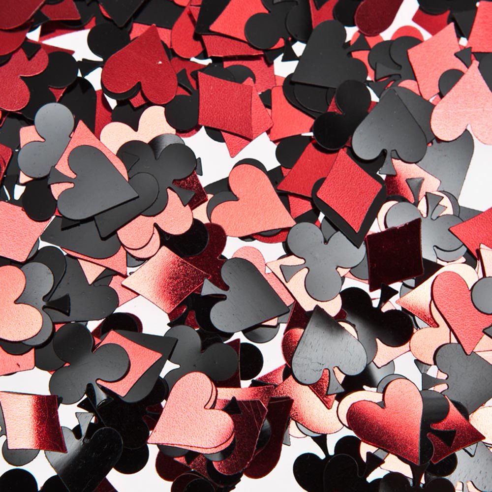 Foil Card Symbol Confetti (2Oz) Party Decor 1 Piece