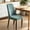 Green, variant on Stretch Geometric Embossed Chair Cover, Removable Washable Slipcover for Dining & Office Chairs