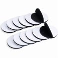 thumbnail image 1 of 12 Pieces Self Adhesive Strips, 5cmx5cm Double Sided Adhesive Tape, Strong Removable Hook Loop Wall Mounting Tapes, Black, 1 of 4