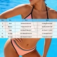 thumbnail image 4 of TaTaai Women's Slim Fit Push Up Bikini Set, Two Piece Swimsuit with Soft Cup Padding, Fashion Beachwear for Vacation, Pool Party and Summer Holiday Gift, 4 of 9