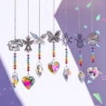 thumbnail image 1 of Xihbxyly Atrapasueños de Cristal, Diseño Colgante de Hierro Colorido, Cristales Brillantes Que Reflejan La Luz, Función de Carillón de Viento, Decoración de Jardín Exterior, Regalo de Energía Positiv, 1 of 6