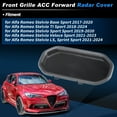 thumbnail image 3 of Cubierta de sensor de radar frontal ACC Unique Bargains No.156126159 para Alfa Romeo Stelvio 2017 2018 2019 2020 2021 2022 2023 2024, 3 of 7