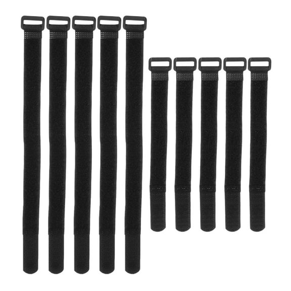 Homoyoyo 10PCS Black Nylon Anti- Wheel Straps for Secure Transport and Storage Accessories, Tie-Down Straps