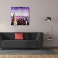 thumbnail image 3 of Epic Graffiti 'Chrysler View' by Grey, Giclee Canvas Wall Art, 37"x37", 3 of 6