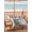 White, variant on Outdoor Tablecloth with Umbrella Hole and Zipper, Plaid Snowman Christmas Square Table Cloth 54x54 Inch Waterproof Tablecloth, Xmas Tree Snowflake Birds Branches Picnic Table Cover for Patio Camping