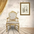 thumbnail image 3 of Vision Studio 23x32 Gold Ornate Wood Framed with Double Matting Museum Art Print Titled - Sepia Botanical Journal IV, 3 of 4