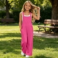 thumbnail image 5 of StSilkitty Jumpsuit for Boys Girls Solid Color Sleeveless Casual Rompers with Pockets Lightweight Soft Overalls, 5 of 9