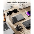 thumbnail image 4 of Teclado plegable ProtoArc XK01 TP Bluetooth 5.1 Negro Gris, 4 of 9