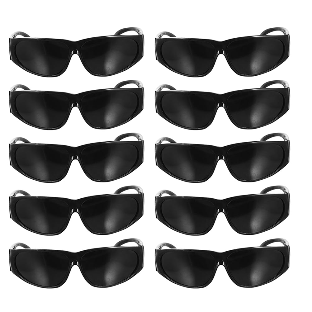 HOMEMAXS 10 Pairs Professional Welding Glasses Safety Goggle Welding Protective Goggles