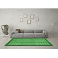 thumbnail image 3 of Ahgly Company Indoor Rectangle Oriental Emerald Green Modern Area Rugs, 5' x 8', 3 of 4