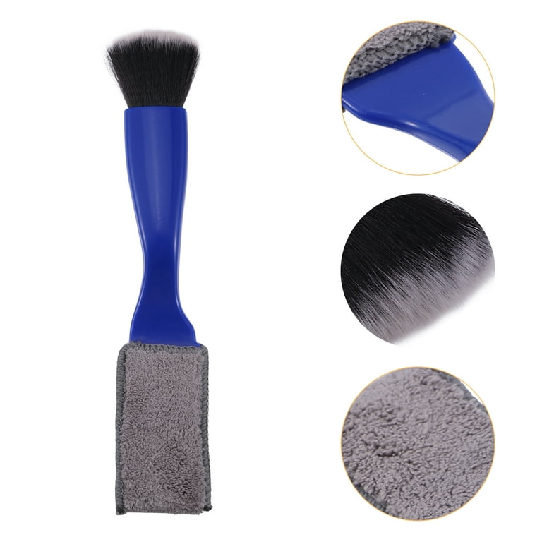 Unique Bargains Blue Plastic Faux Bristles Car Care Carpet Tile Cleaning Brush  Cleaner Tool