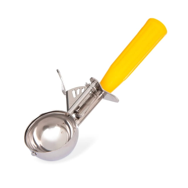 Cuchara Scoop Para Helado Amarillo #20 Profesional Acero Inoxidable Vencort